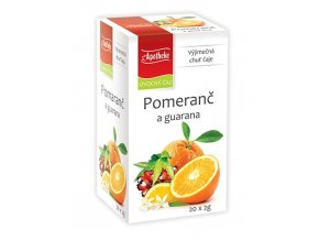 Apotheke Pomeranč a guarana čaj 20 x 2g