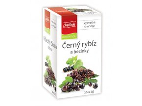 Apotheke Černý rybíz a bezinky 20x2g