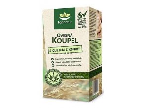 Ovesná koupel s olejem z konopí  6 x 30 g sáček