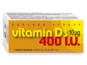 Naturvita Vitamín D3 400 I.U. 90 tbl.