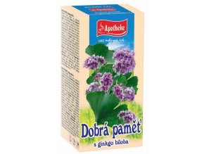 Apotheke Pro dobrou paměť s ginkgo bilobou čaj 20x1.5g