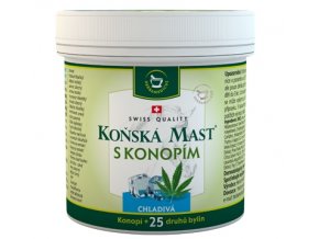 SwissMedicus Koňská mast s konopím chladivá 250 ml