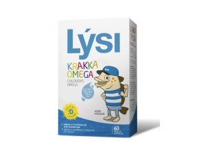 Lýsi Omega 3 žvýkací kapsle pro děti s vitamínem D 60 ks