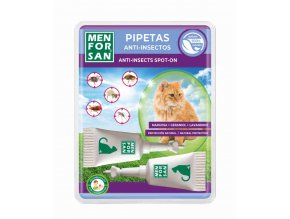 Menforsan Antiparazitní pipety pro kočky 2 x 1,5 ml