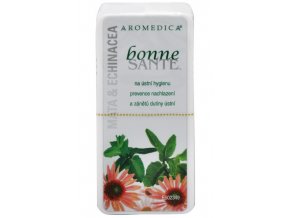 Aromedica Bonne Santé Máta & Echinacea Aromaterapeutické pastilky 80 ks