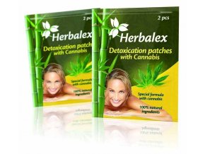 Herbalex Detoxikační náplasti s konopím 2 ks