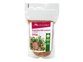 ZdravýDen® BIO Ředkvička – semena na klíčení 200 g