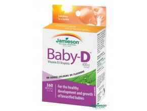 Jamieson Baby-D™ Vitamín D3 400 IU kapky pro děti 11,7 ml