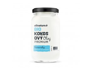 Allnature Bio Kokosový olej Premium 1000 ml