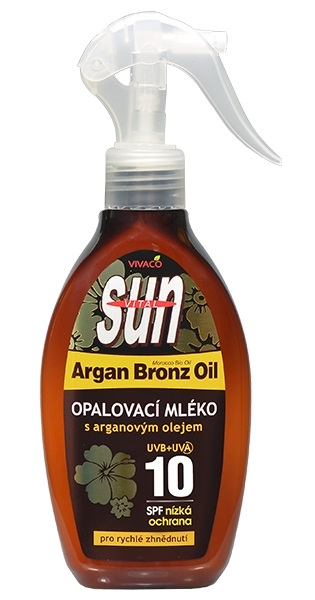 Vivaco Sun Opalovací mléko s arganovým olejem SPF 10 200 ml
