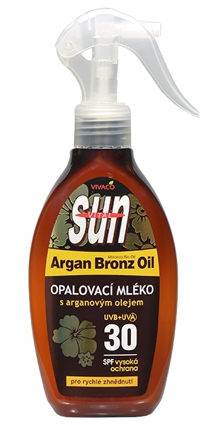 Vivaco Sun Opalovací mléko s arganovým olejem SPF 30 200 ml
