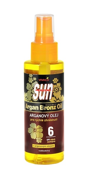 Vivaco Sun Opalovací olej s BIO arganovým olejem SPF 6 100 ml