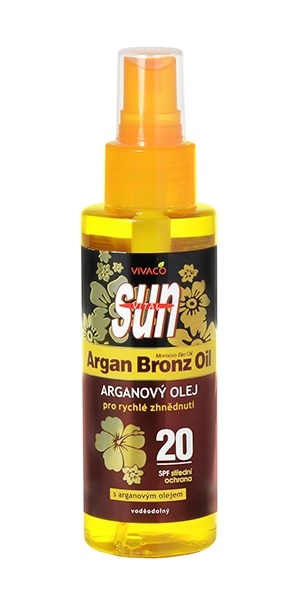 Vivaco Sun Opalovací olej s BIO arganovým olejem SPF 20 100 ml