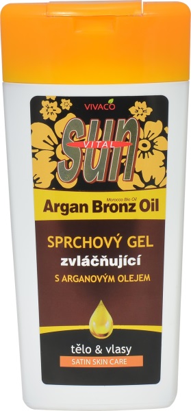 Vivaco Sun Vital Zvláčňující sprchový gel s arganovým olejem 2v1 200 ml