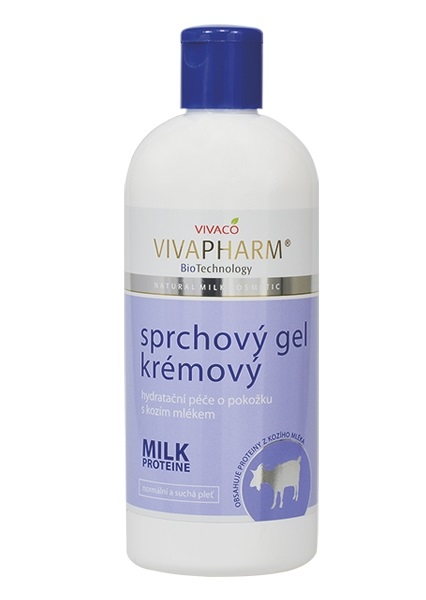 Vivaco VivaPharm Sprchový gel krémový s kozím mlékem 400 ml