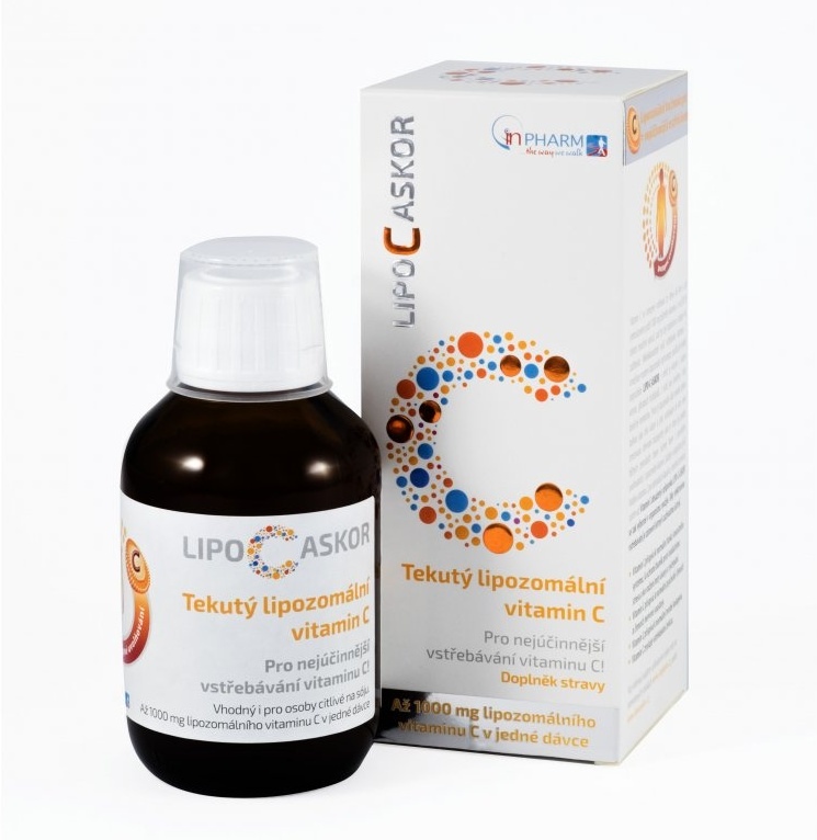 Inpharm LIPO-C-Askor Tekutý lipozomální vitamin C 136 ml