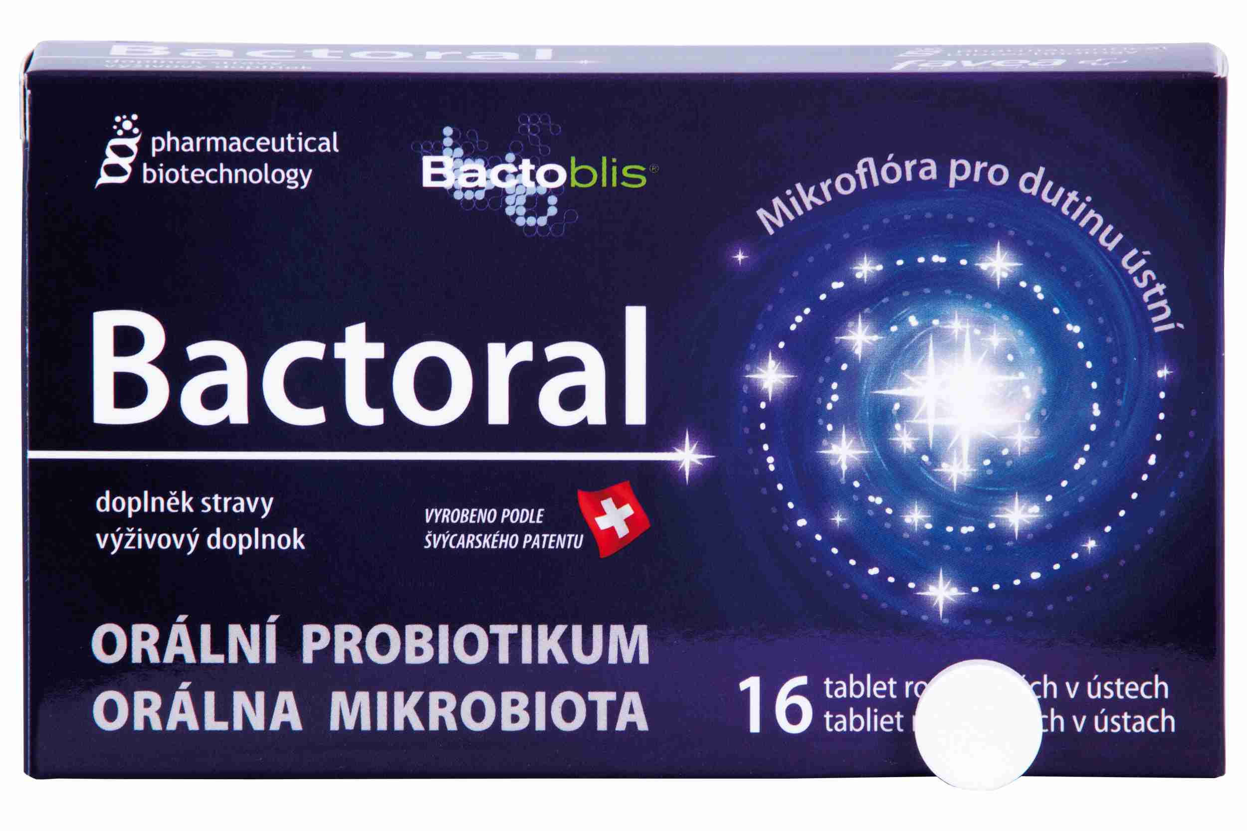 Bactoral Orální probiotikum 16 tbl.