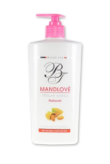 Vivaco Body tip BJ Mandlové tělové mléko Natural 400 ml