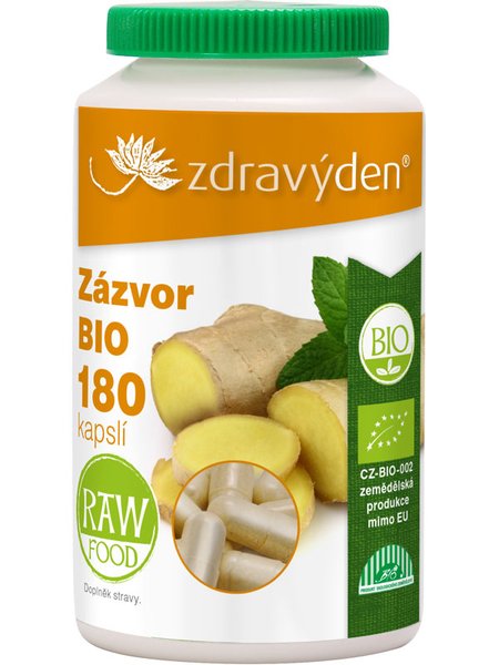 ZdravýDen® BIO Zázvor 180 kapslí