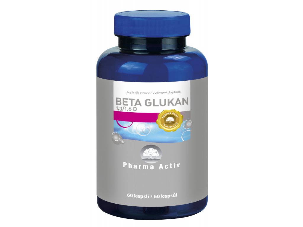 Pharma Activ Beta Glukan 1,3/1,6 D 60 kapslí