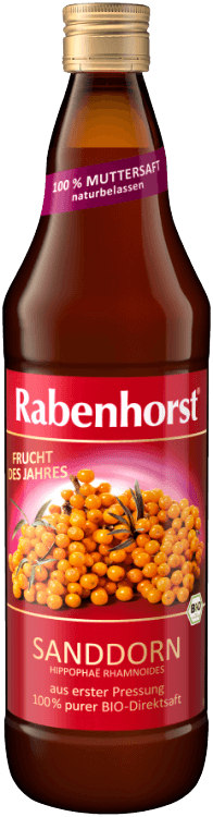 Rabenhorst BIO Rakytníková šťáva 100% 750 ml