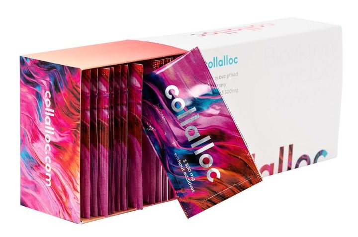 Collalloc - 100% bioaktivní mořský kolagen 99 g (30 sáčků)