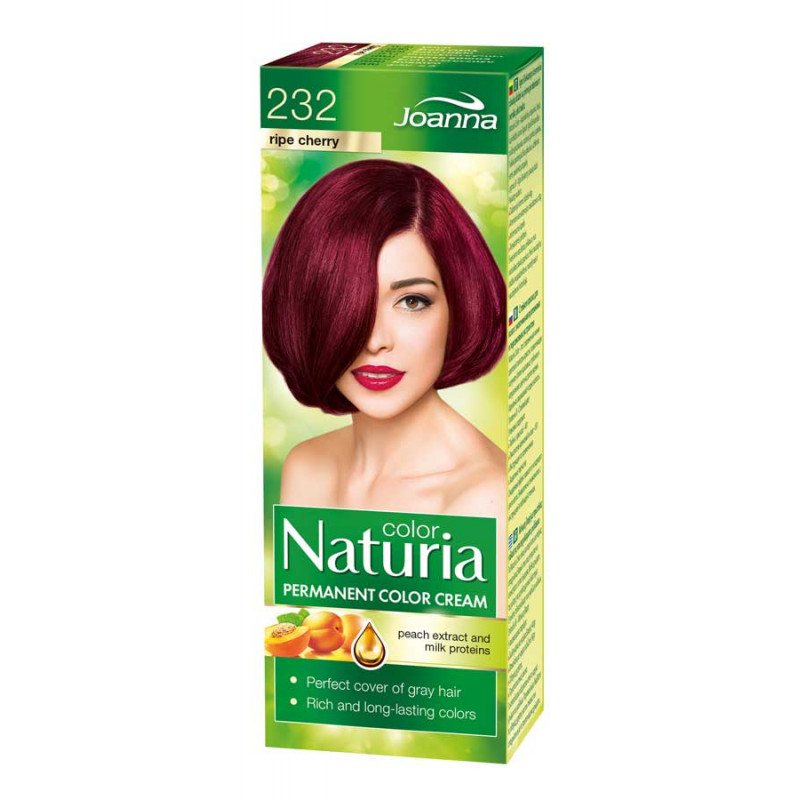 Joanna Naturia Color Permanentní barva na vlasy 100 g Odstín: 232 Višeň
