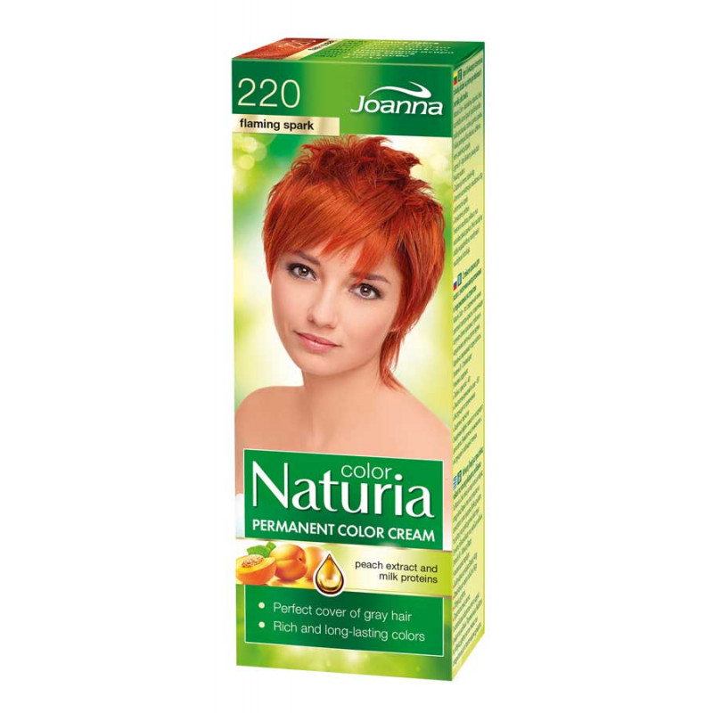 Joanna Naturia Color Permanentní barva na vlasy 100 g Odstín: 220 Ohnivá