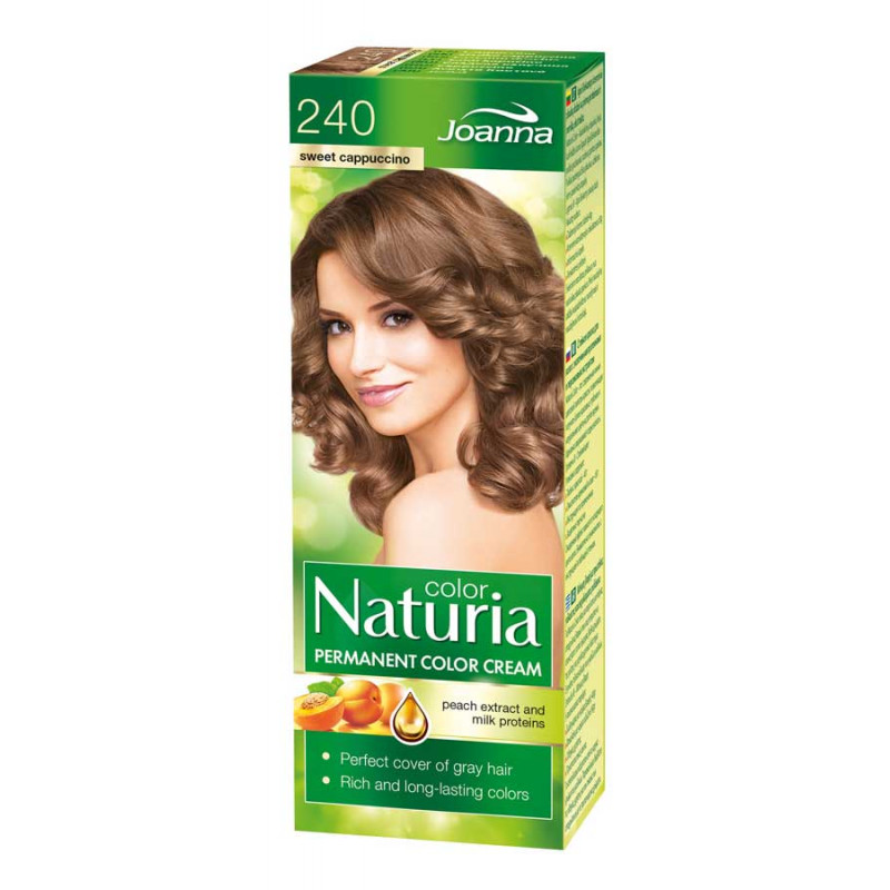 Joanna Naturia Color Permanentní barva na vlasy 100 g Odstín: 240 Cappuccino