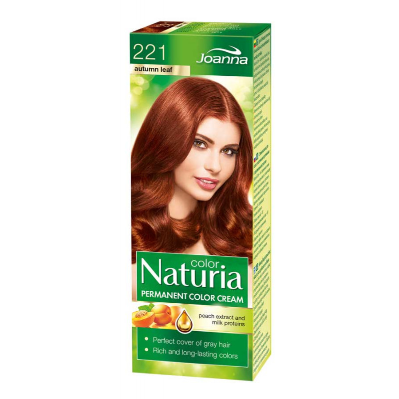 Joanna Naturia Color Permanentní barva na vlasy 100 g Odstín: 221 Měděná