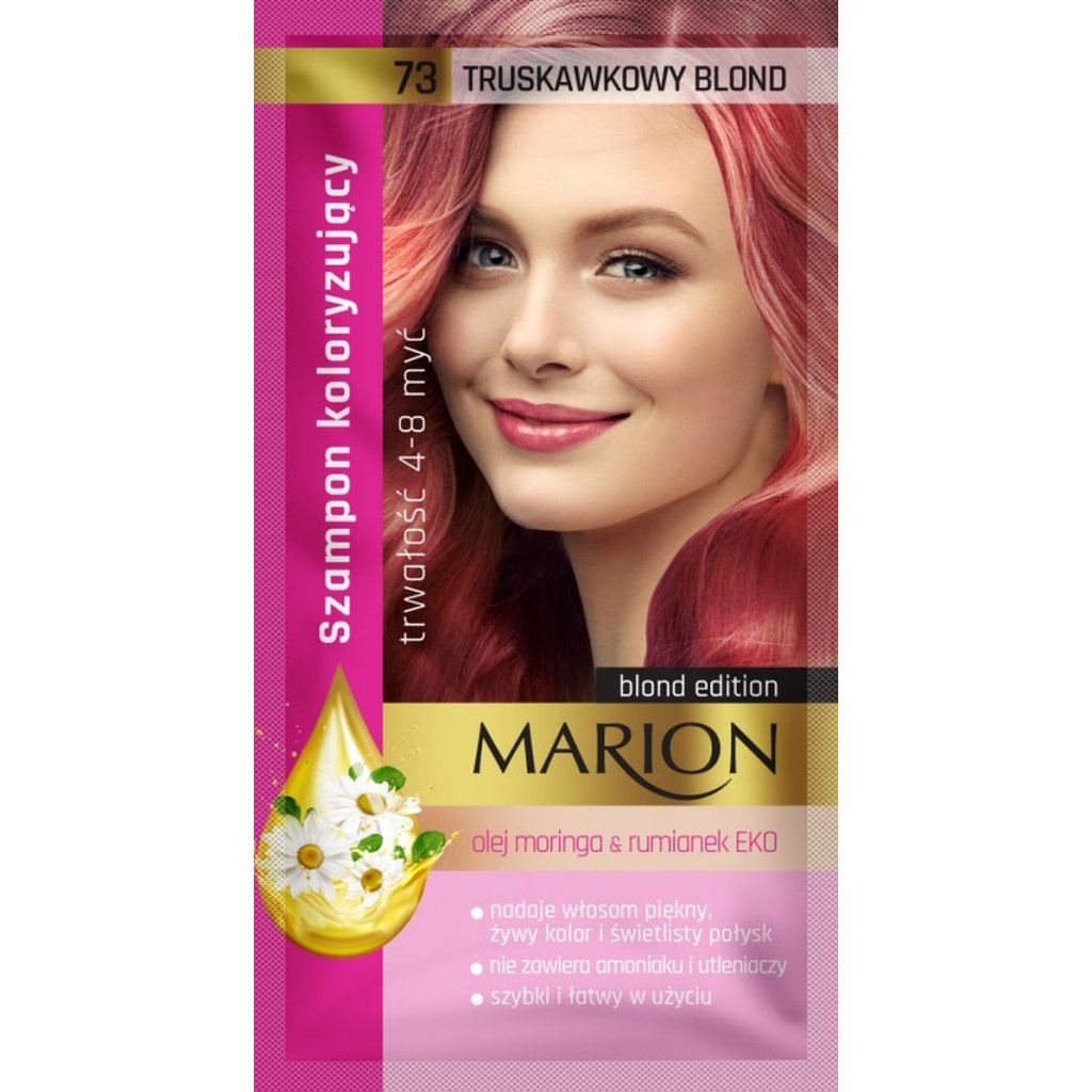 Marion Tónovací šampón 40 ml Odstín: 73 Jahodový blond