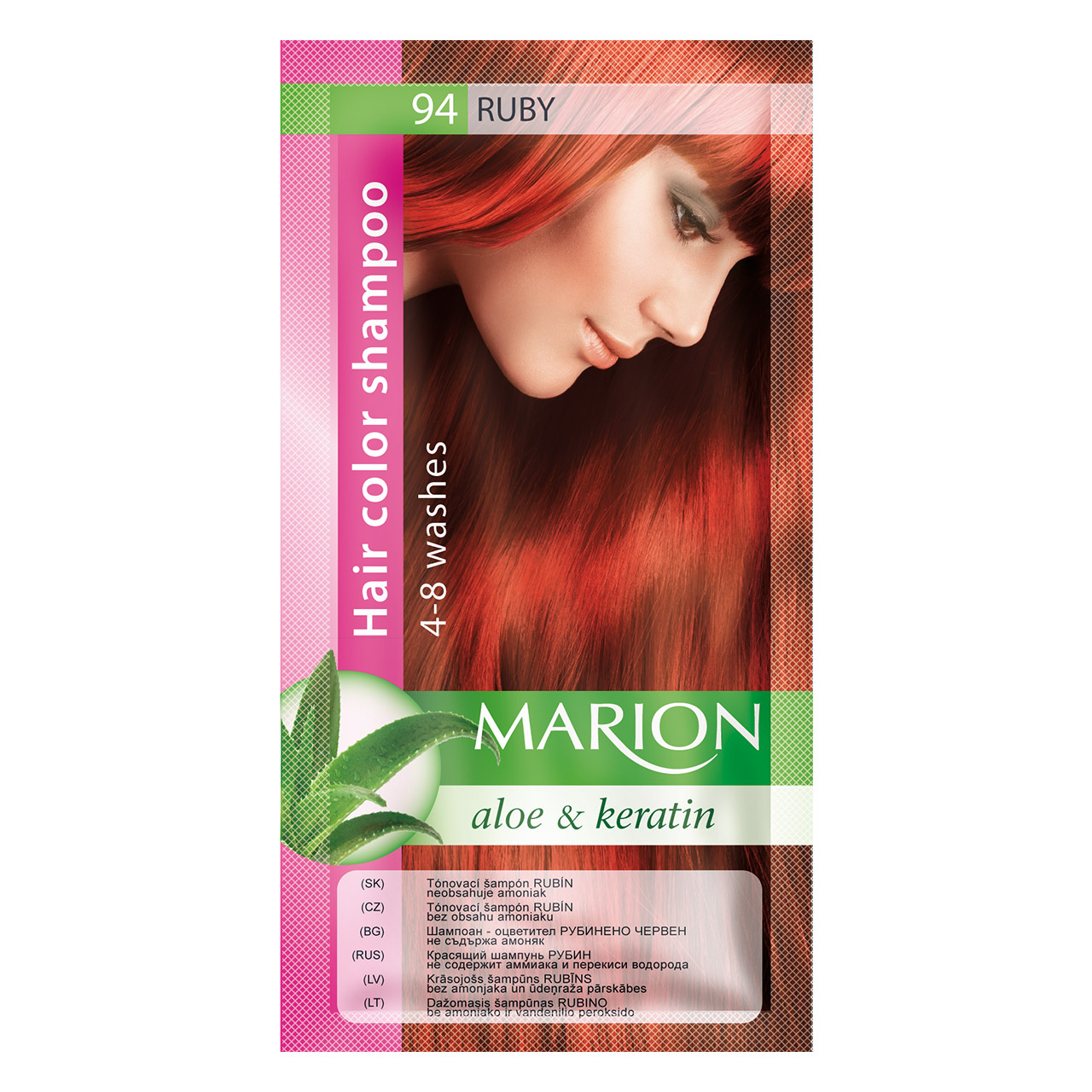 Marion Tónovací šampón 40 ml Odstín: 94 Rubín