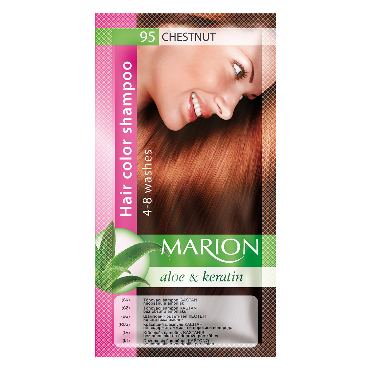 Marion Tónovací šampón 40 ml Odstín: 95 Kaštan