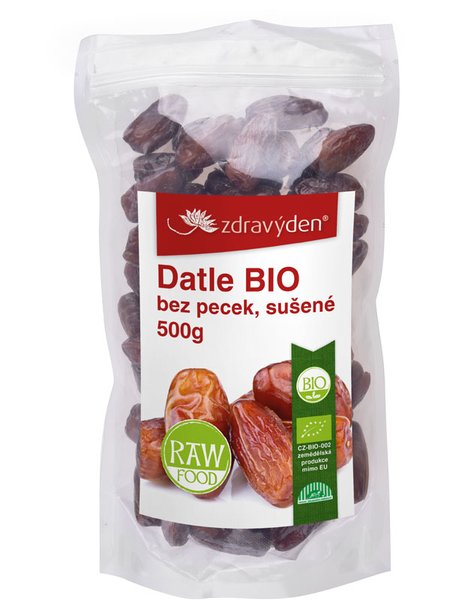 ZdravýDen® BIO Datle bez pecek, sušené 500 g