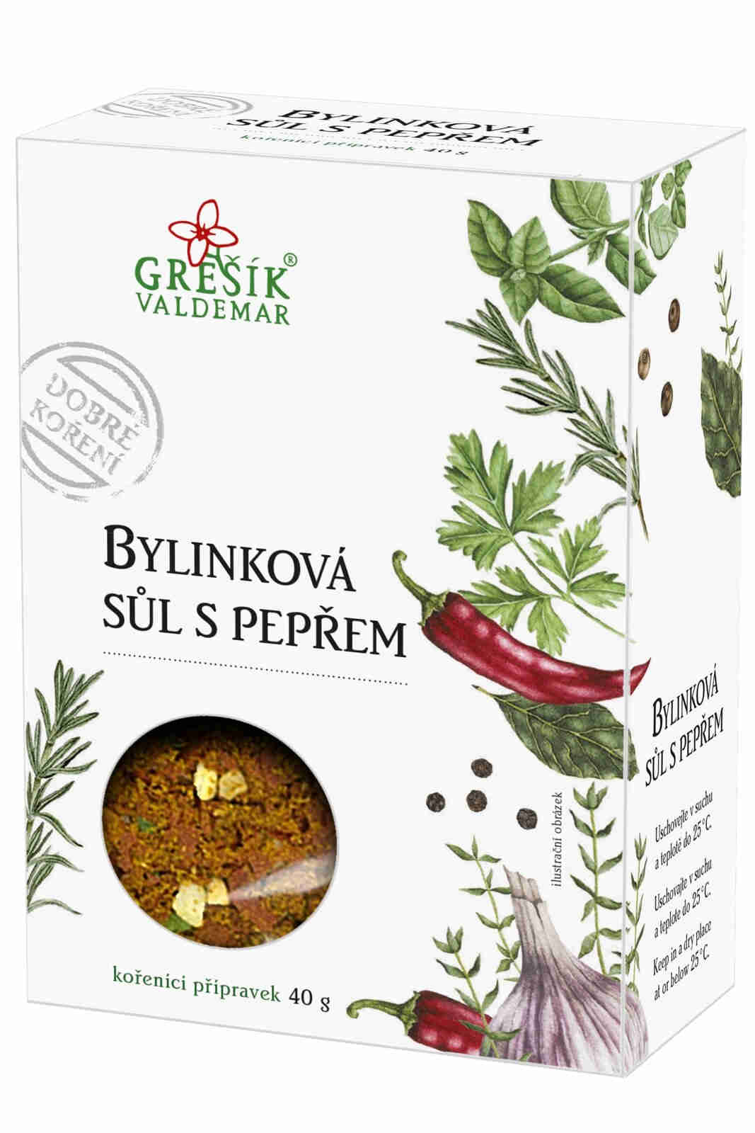 Grešík Bylinková sůl s pepřem 40 g