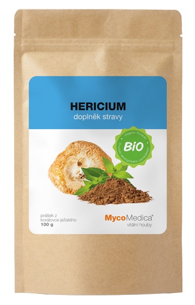 MycoMedica BIO Hericium prášek 100 g