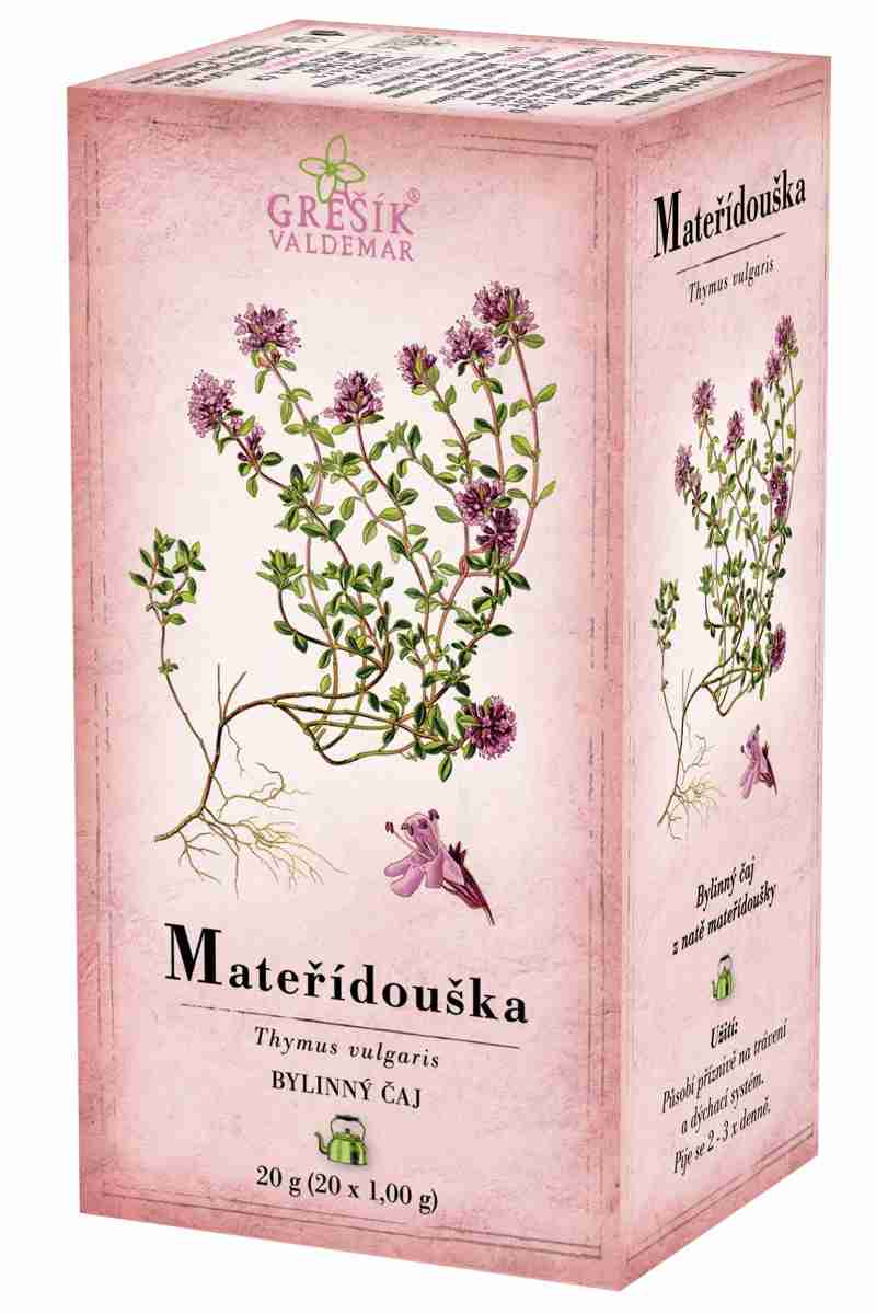 Grešík Mateřídouška čaj n.s. 20 x 1,0 g Devatero bylin