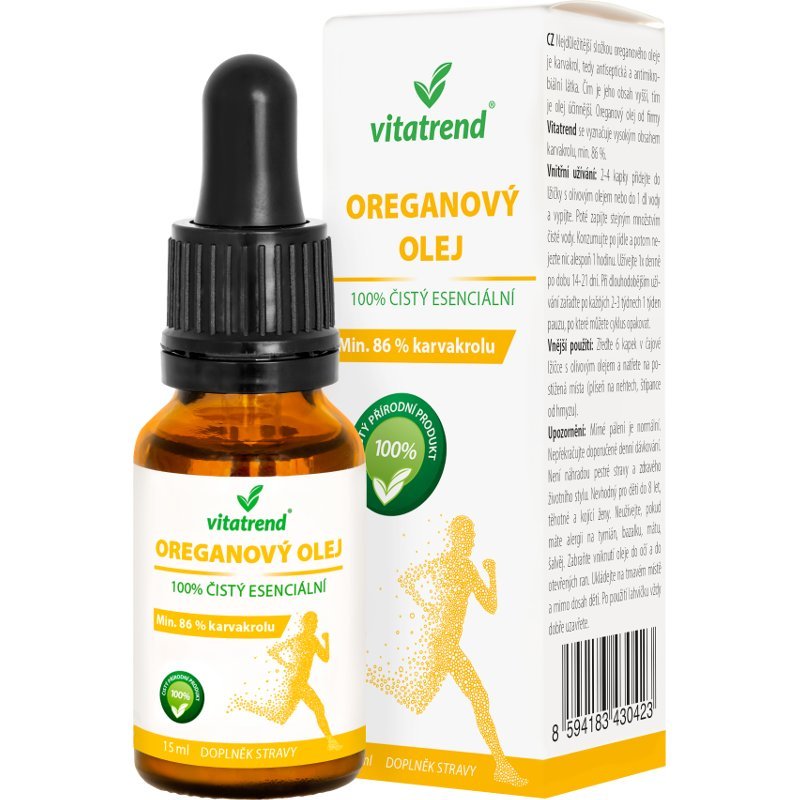 Vitatrend Oreganový olej 100% čistý Balení: 15 ml
