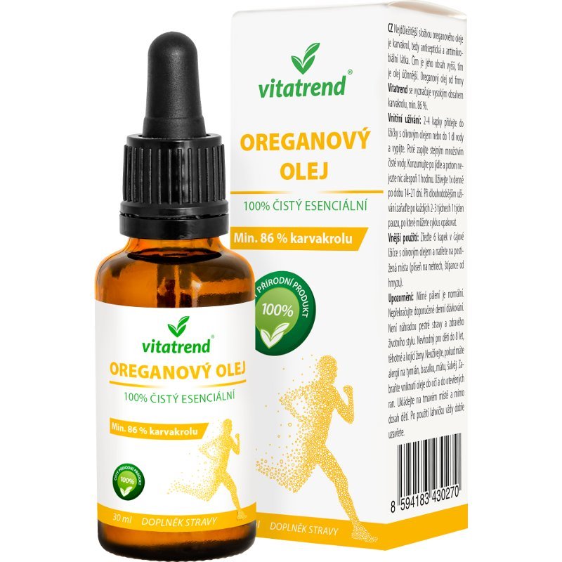 Vitatrend Oreganový olej 100% čistý Balení: 30 ml