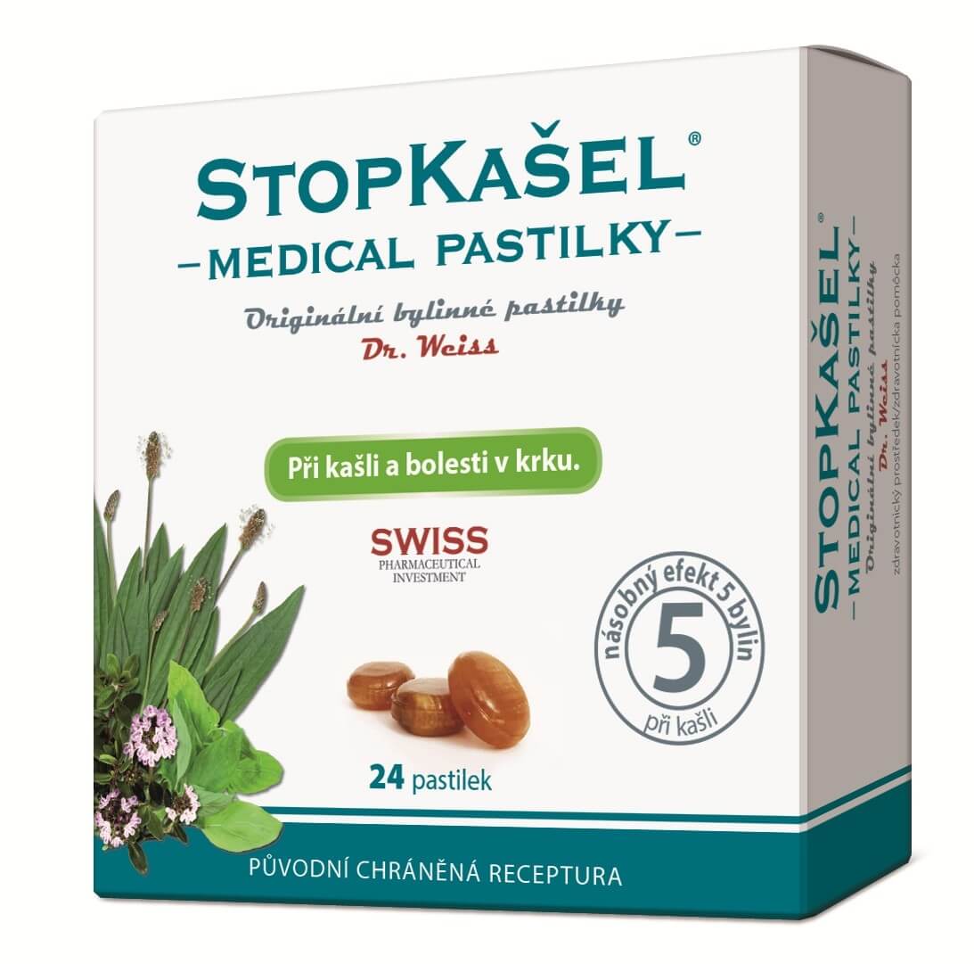 Simply You StopKašel Medical pastilky Dr. Weiss 24 pastilek