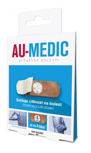 AU-MEDIC blokátor bolesti Balení: 4 ks