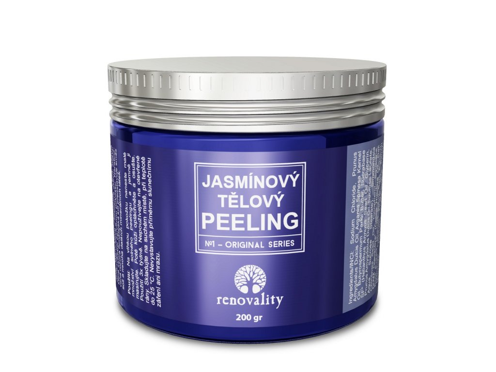 Renovality Jasmínový tělový peeling 200 g