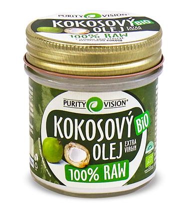 Purity Vision BIO RAW Kokosový olej Balení: 120 ml