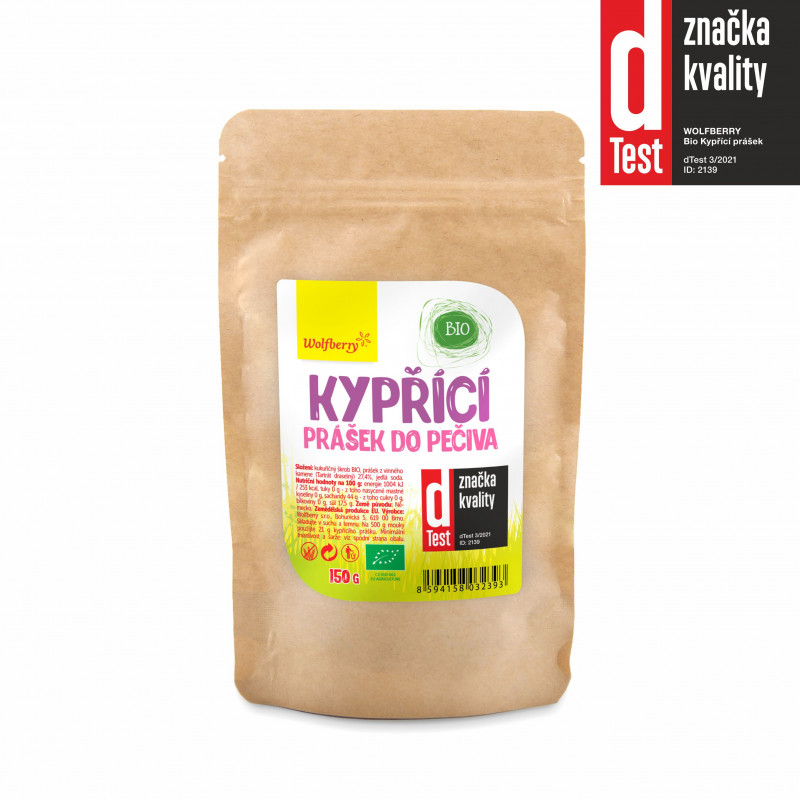 Wolfberry BIO Kypřící prášek do pečiva 150 g