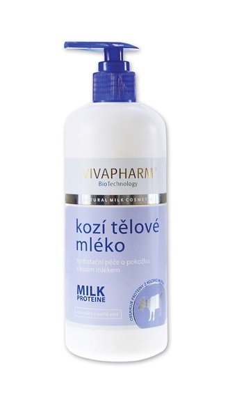 Vivaco VivaPharm Kozí hydratační tělové mléko 400 ml