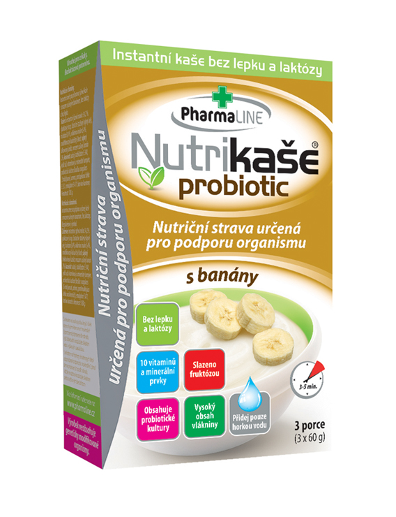 Mogador Nutrikaše probiotic s banány 180g (3x60g)