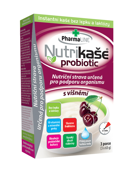 Mogador Nutrikaše probiotic s višněmi 180g (3x60g)