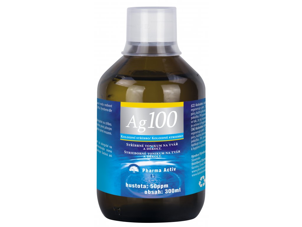 Pharma Activ Koloidní stříbro Ag100 (50ppm) Balení: 300 ml