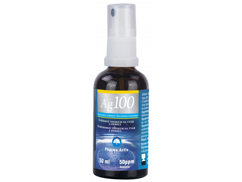 Pharma Activ Koloidní stříbro Ag100 (50ppm) spray 50 ml