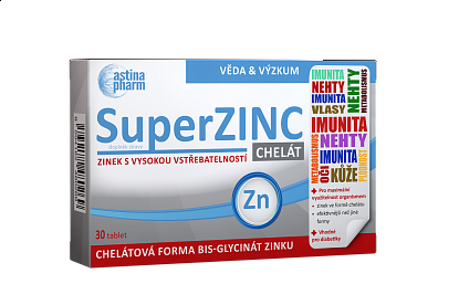 Astina SuperZINC chelát 30 tbl.